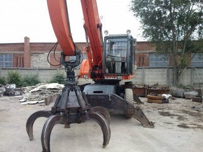 Манипулятор с грейфером, грузоподъёмность 6 тонн