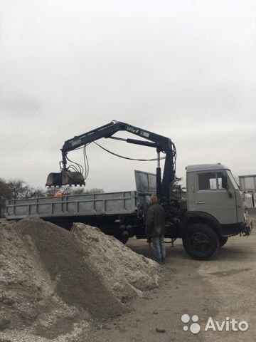 Услуги грейфера, самосвала, манипулятора