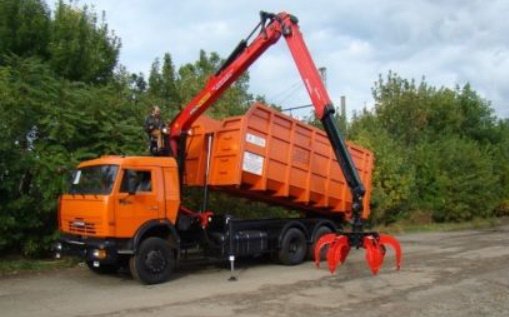 Услуги вывоза металлолома грейферным погрузчиком