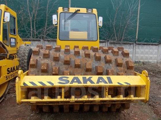 Услуги японского грунтового виброкатка Sakai