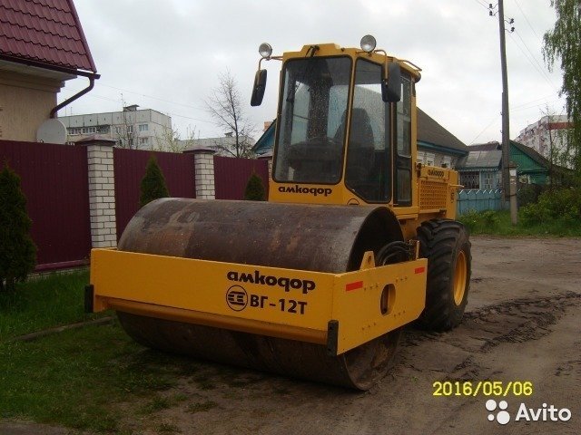Услуги виброкатка Amkodor VG-12T 17 тонн, ширина 2. 1м