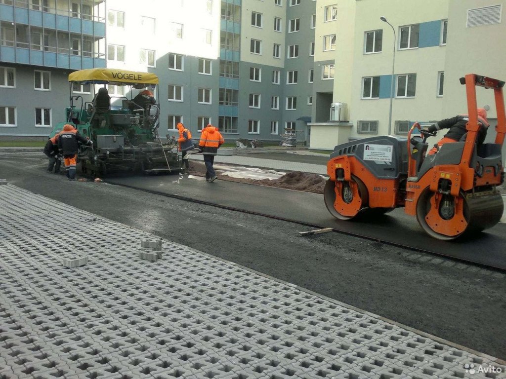 Асфальтирование, услуги по благоустройству