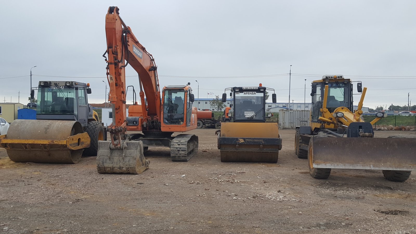 Аренда катка JCB 132D грунтовый дорожный