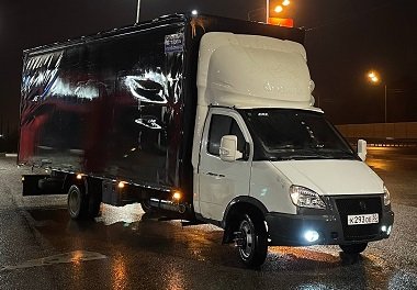 Газель 6. 6 метров, 35 кубов, 13 паллет. Боковая, верхняя