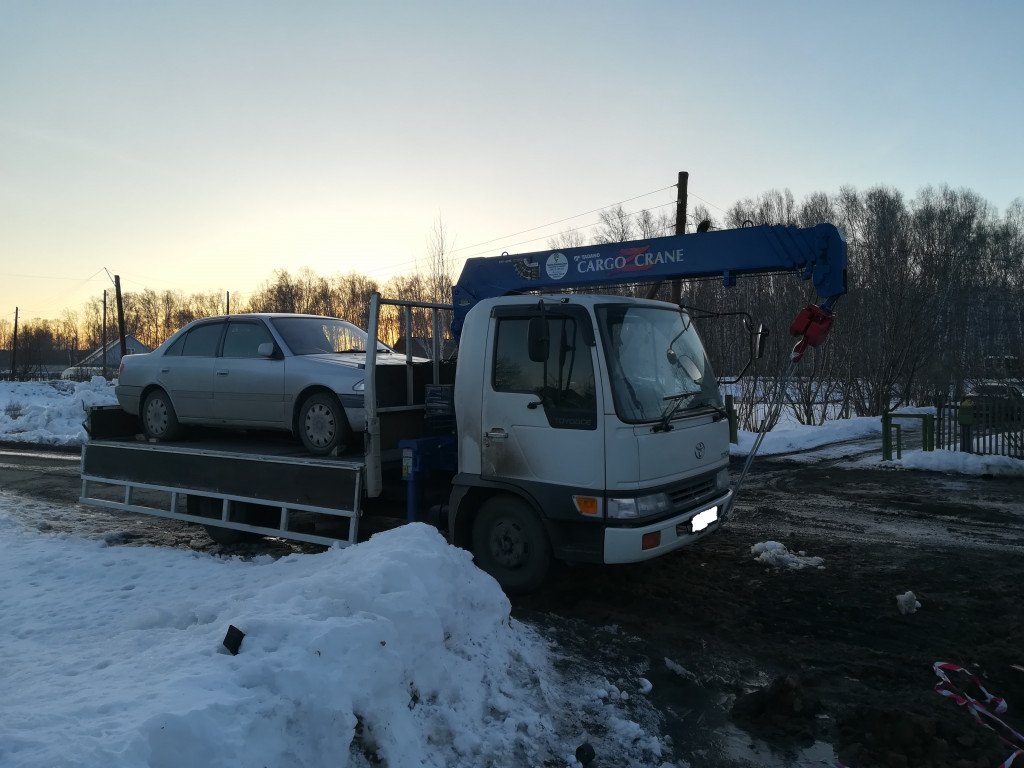 Самогруз эвакуатор кран- манипулятор воровайка