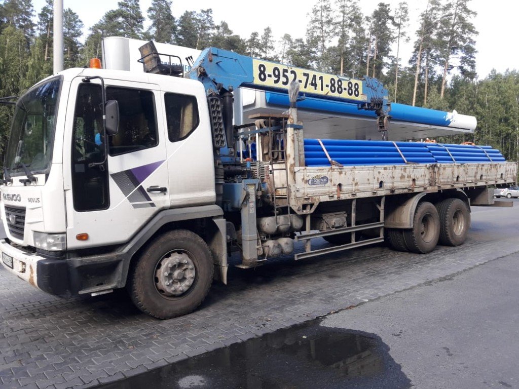 Услуги манипулятора DAEWOO NOVUS стрела 7 т, борт 10 т