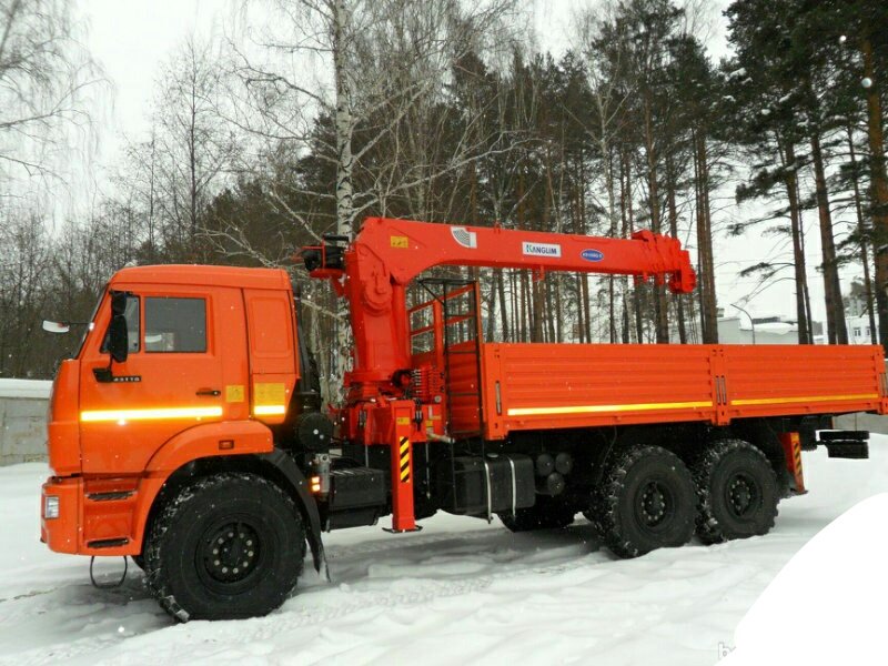 Камаз вездеход с кму 7т (22м). Манипулятор аренда