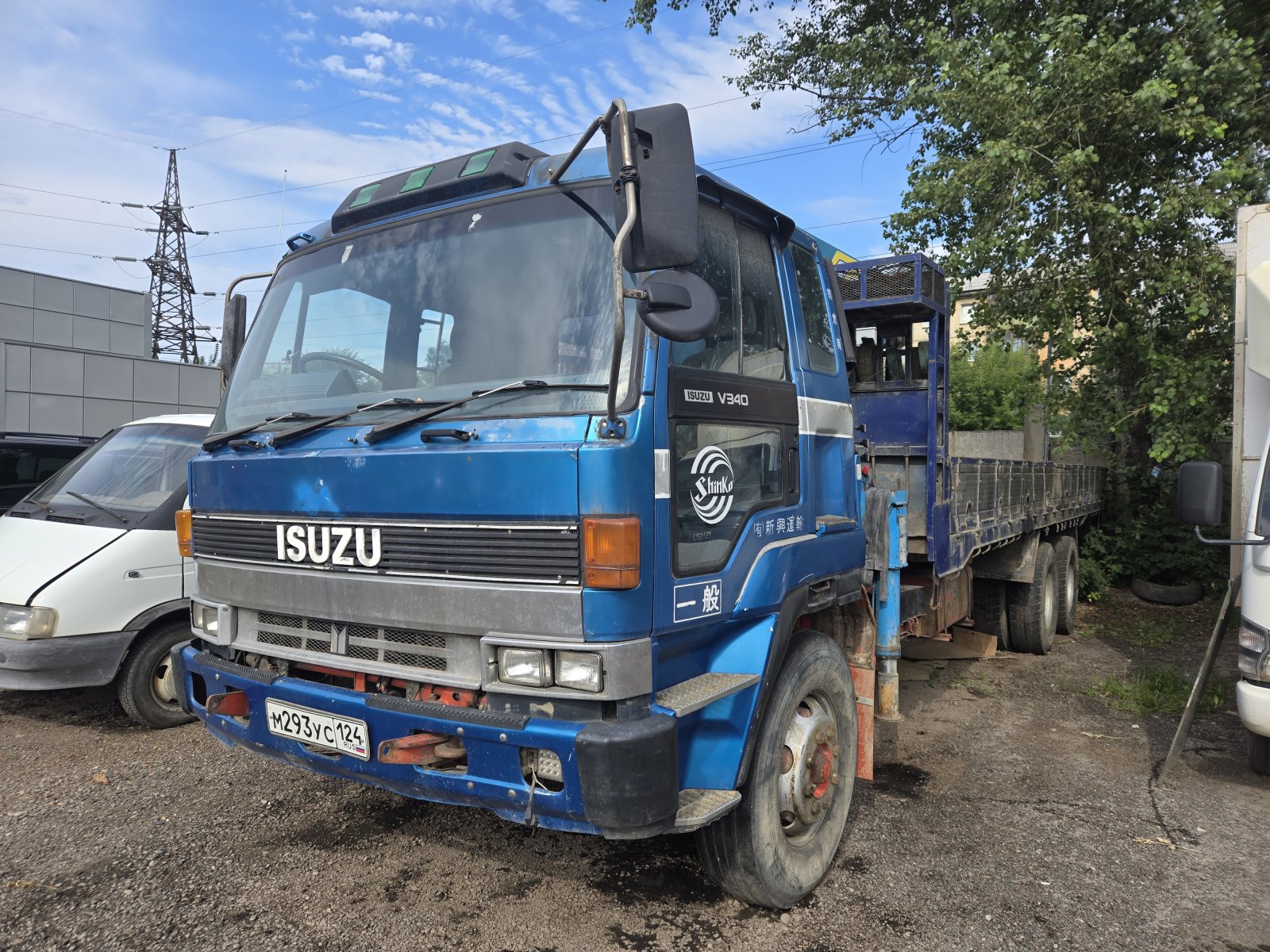 Манипулятор Isuzu giga с КМУ 3 тонн. Борт 10 тн, 8. 5 метров