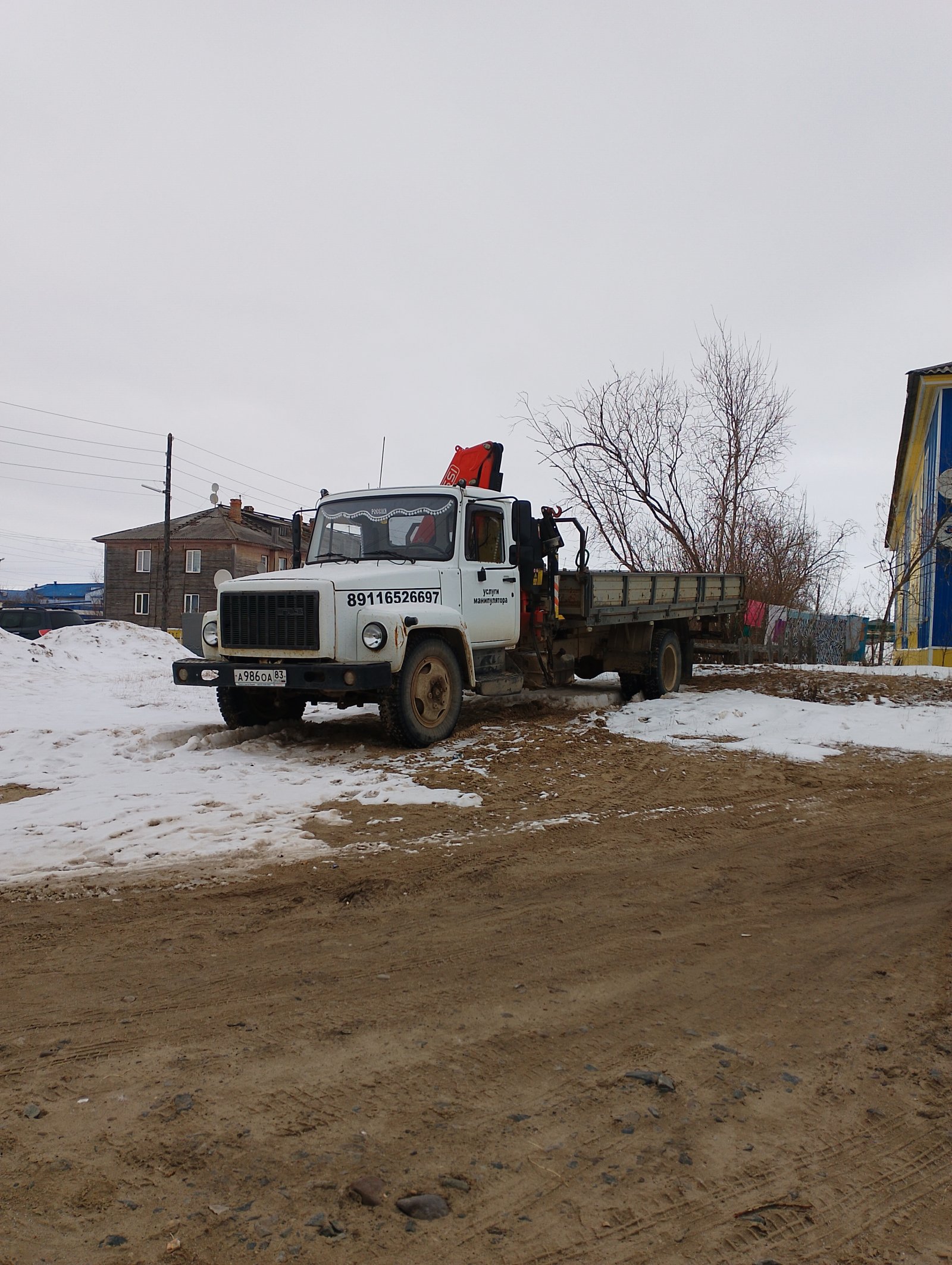 Услуги крана манипулятора