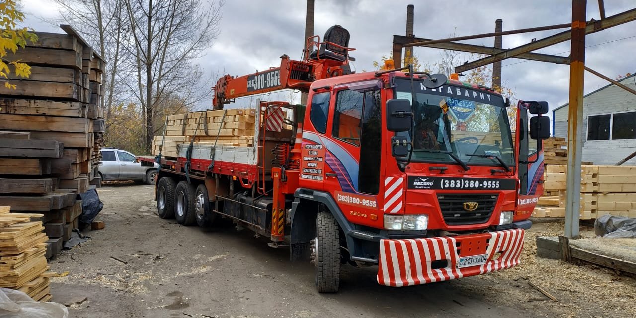 Самогруз, услуги манипулятора Daewoo с текстильными стропами