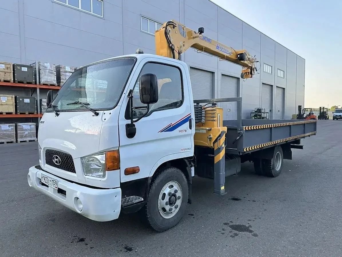 Услуги кран борта, манипулятора Hyundai