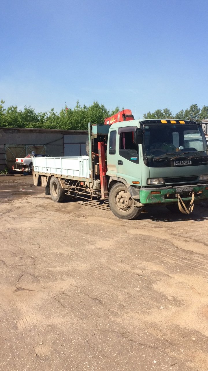 Услуги манипулятора с цепными стропами Исузу