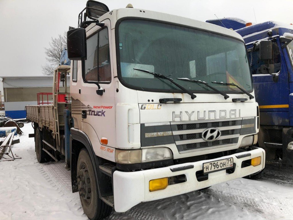 Кран- Манипулятор на базе автомобиля Hyundai Gold