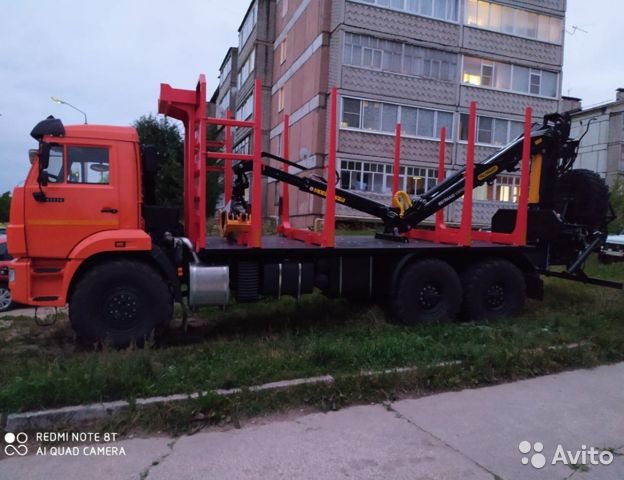 Услуги лесовоза с манипулятором