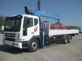 Услуги манипулятора ДЭУ. Борт 15 тонн, КМУ 7 тонн