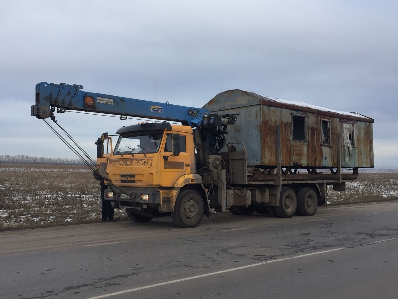 Манипулятор КМУ. Кран 7, 10т. Вездеходы \ Шоссейники