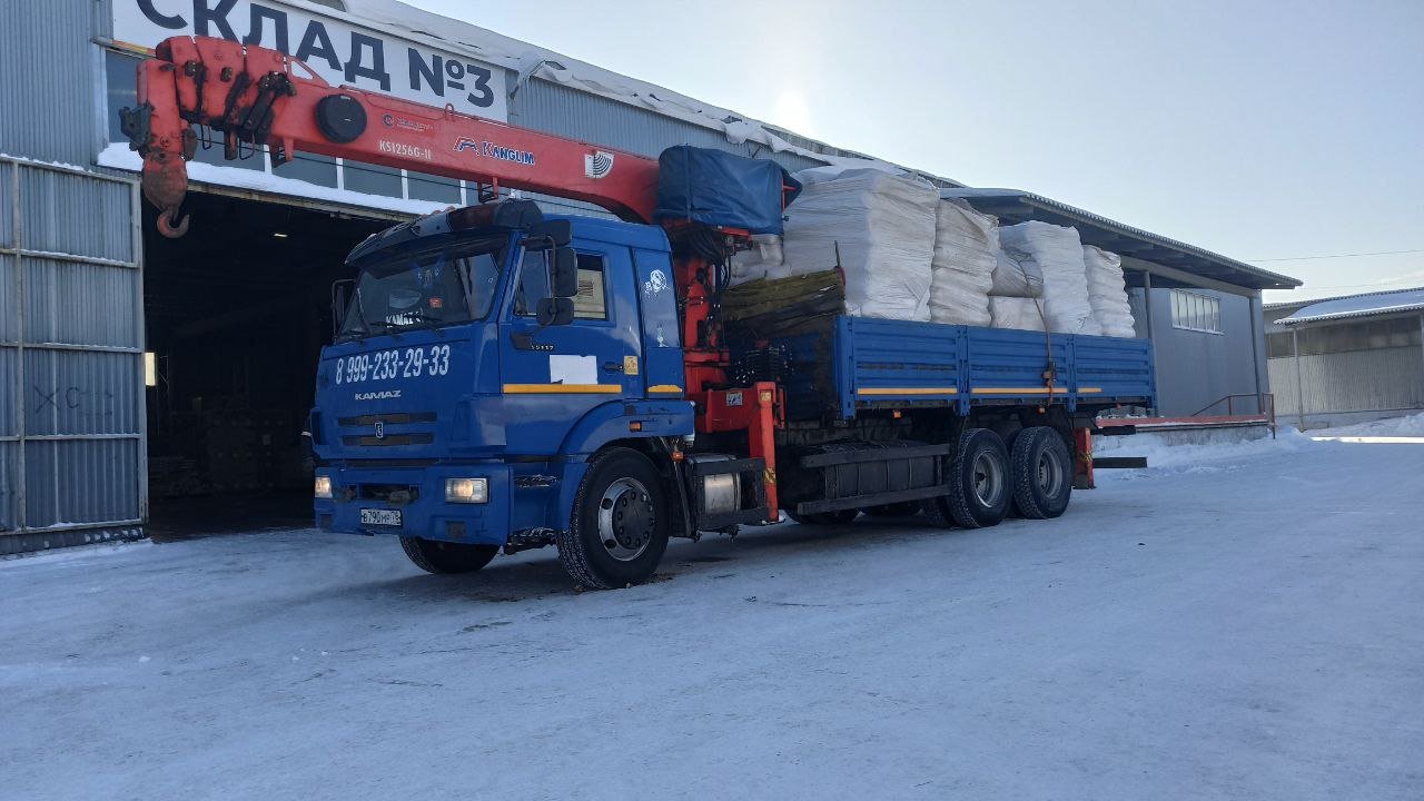 Услуги манипулятора КАМАЗ 10 т со стрелой 7 тонн