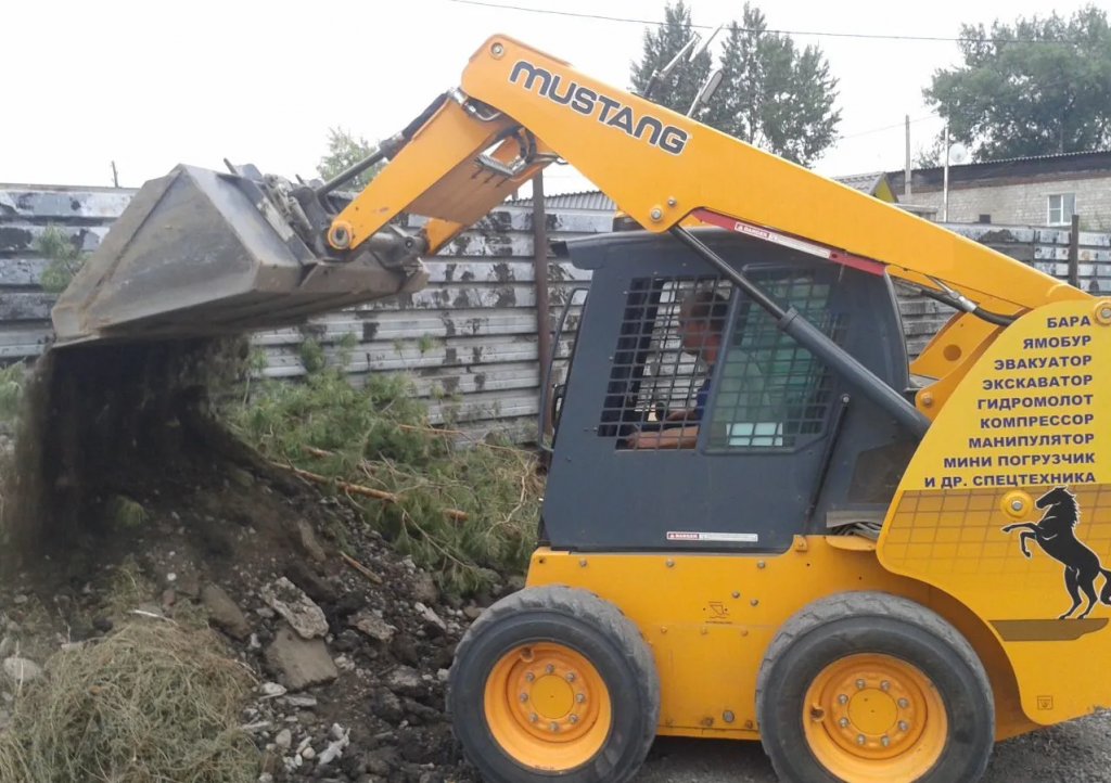 Услуги мини погрузчика
