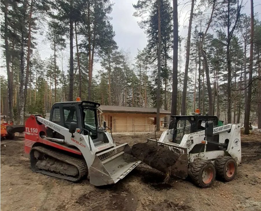 Услуги фронтального мини погрузчика