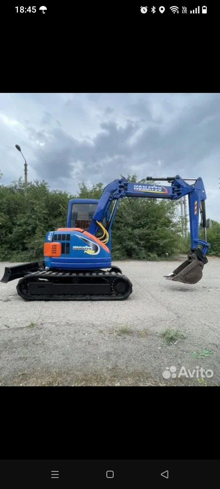 Мини экскаватор 5 тонн Komatsu в аренду