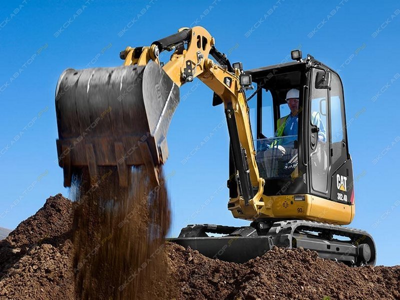 Аренда экскаватора Caterpillar 305E2 CF на 3 тонны, резиновые гусеницы