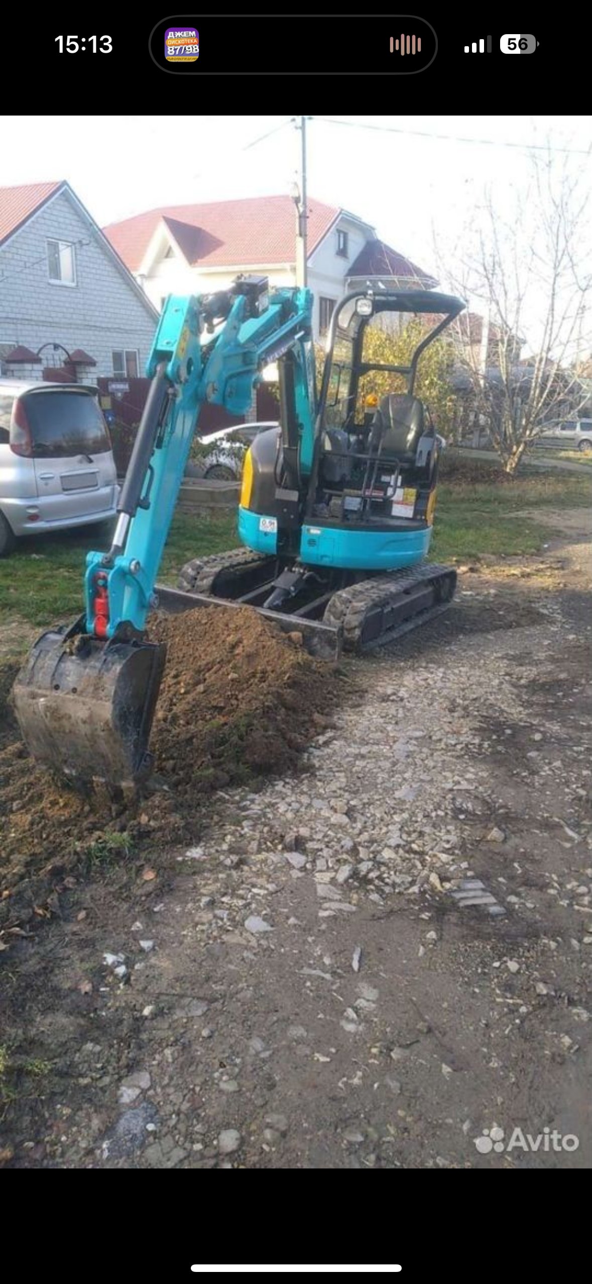 Услуги мини-экскаватора Kubota rx 306, опыт работы 5 лет