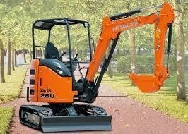 Услуги гусеничного мини-экскаватора Hitachi