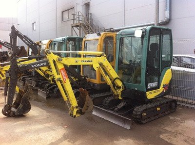 Аренда мини-экскаваторов Yanmar SV 08