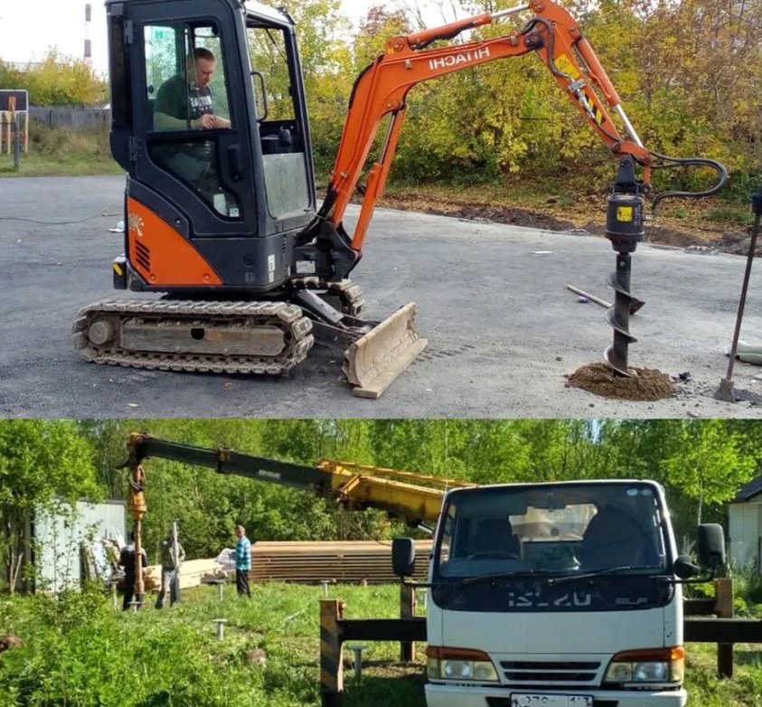 Услуги Мини экскаватора, Ямобура, JCB, кран