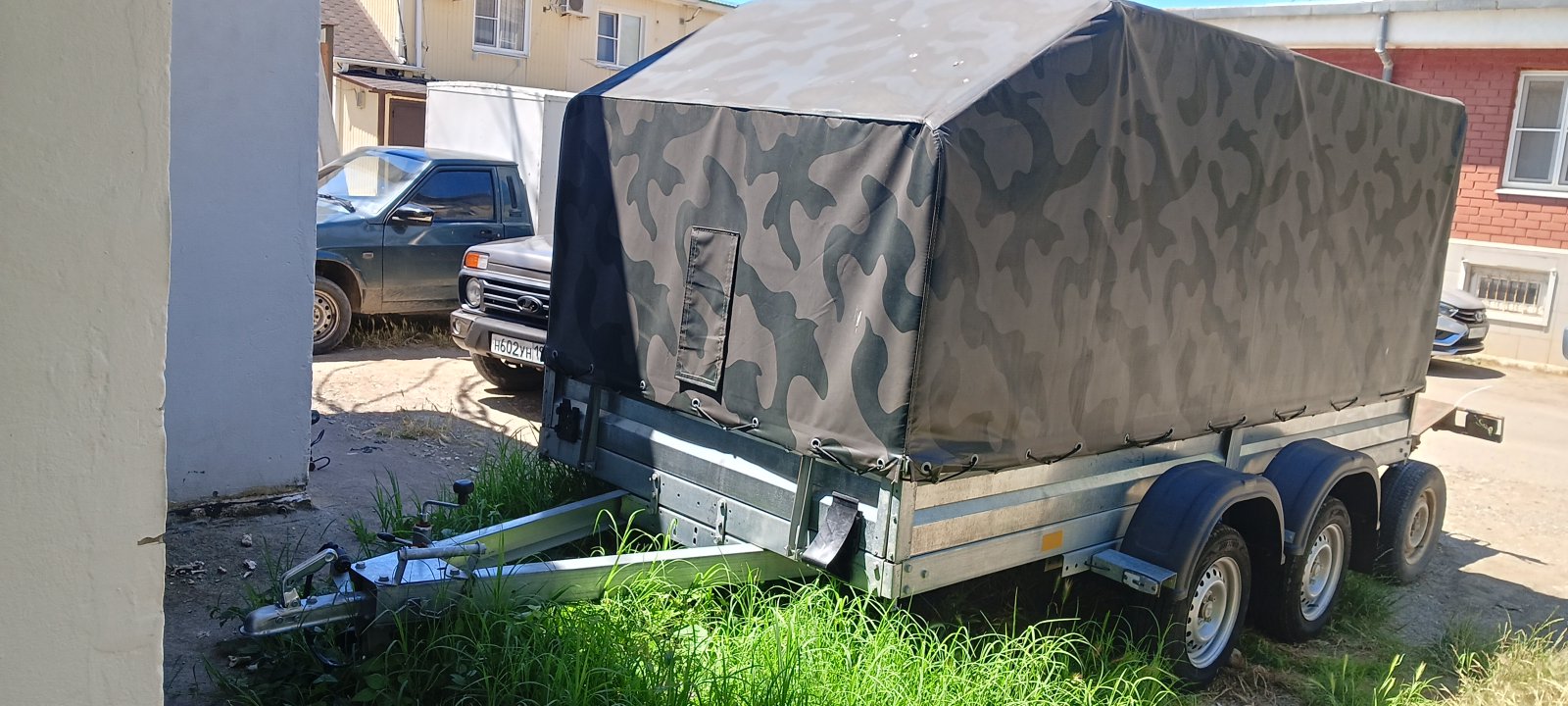 Грузоперевозка на легковом прицепе