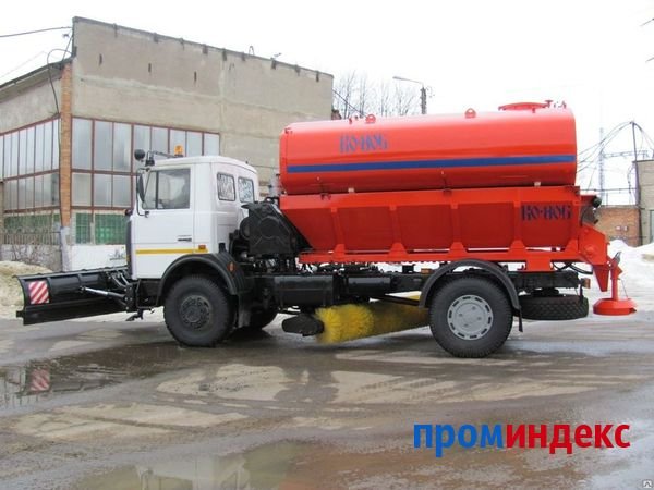 Заказать аренду пескоразбрасывателя на базе маз