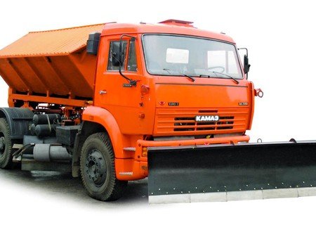Аренда Камаз КМД пескоразбрасывающий
