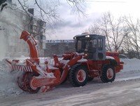 Аренда шнекоротор на базе погрузчика фронтального