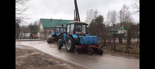 Услуги по уборке подметально-уборочной машиной