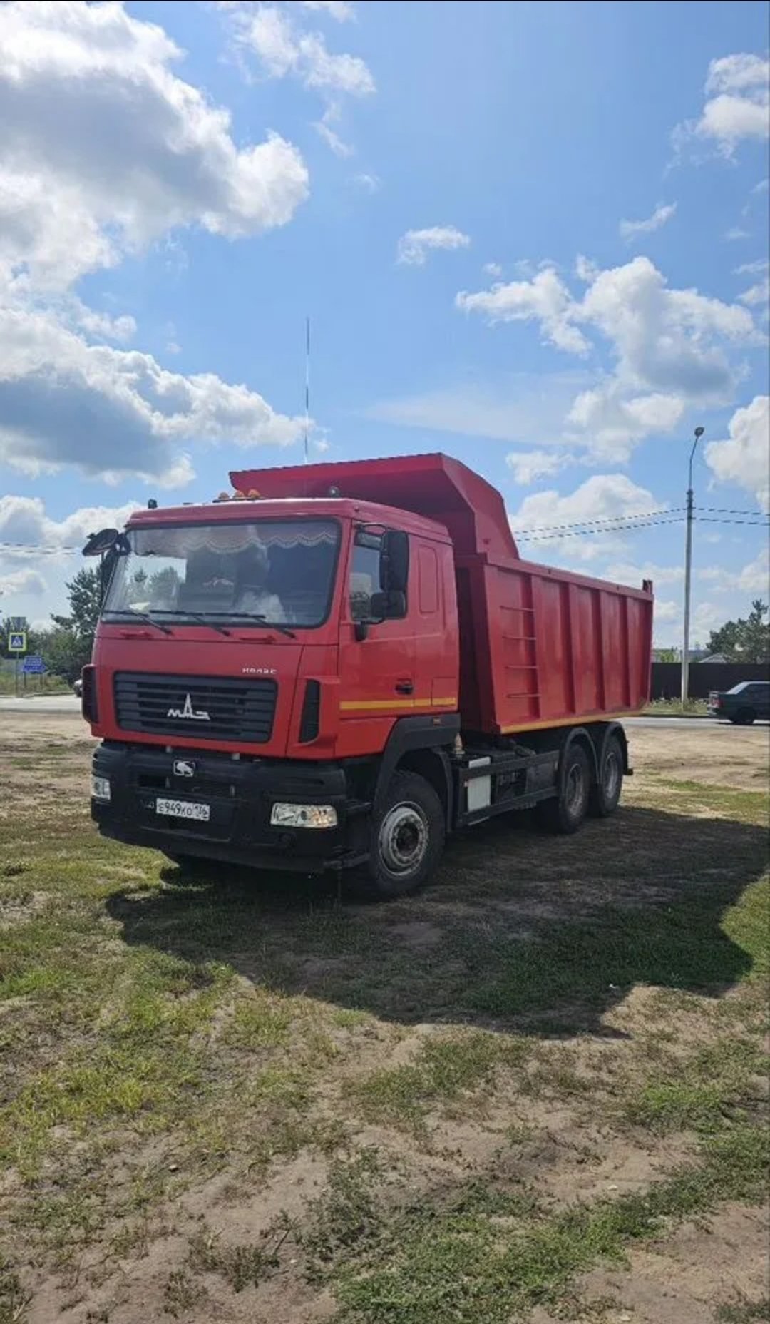 Услуги перевозки на самосвале Маз
