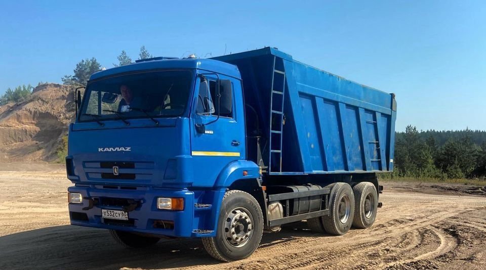 Песок, Услуги самосвала 20 кубов