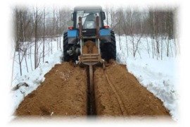 Траншеекопатель на базе МТЗ-82. 1 (баровая)