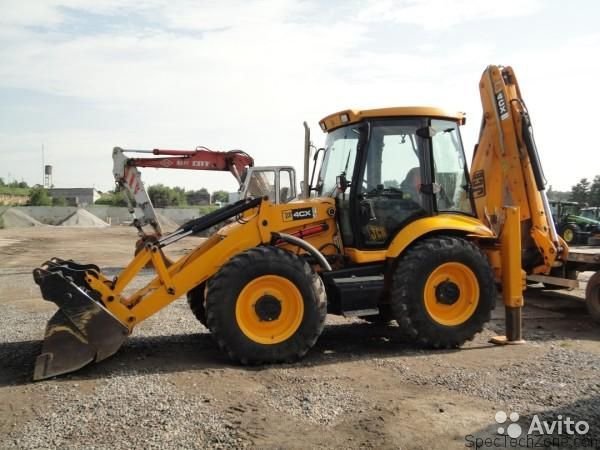 Доставка техники JCB на объект, обратная подача бесплатно