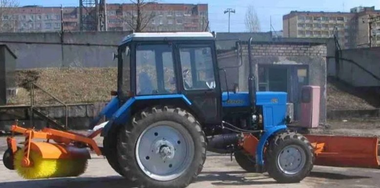 Уборочные работы, уборка щеткой