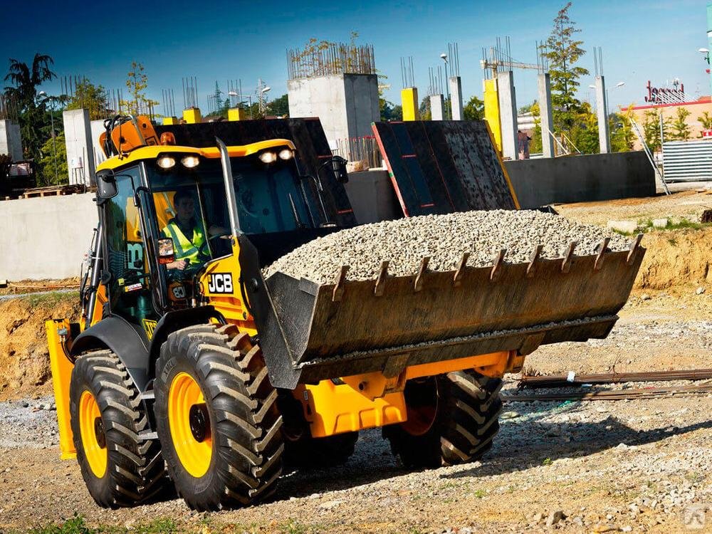 Услуги экскаватора-погрузчика JCB. Спецтехника