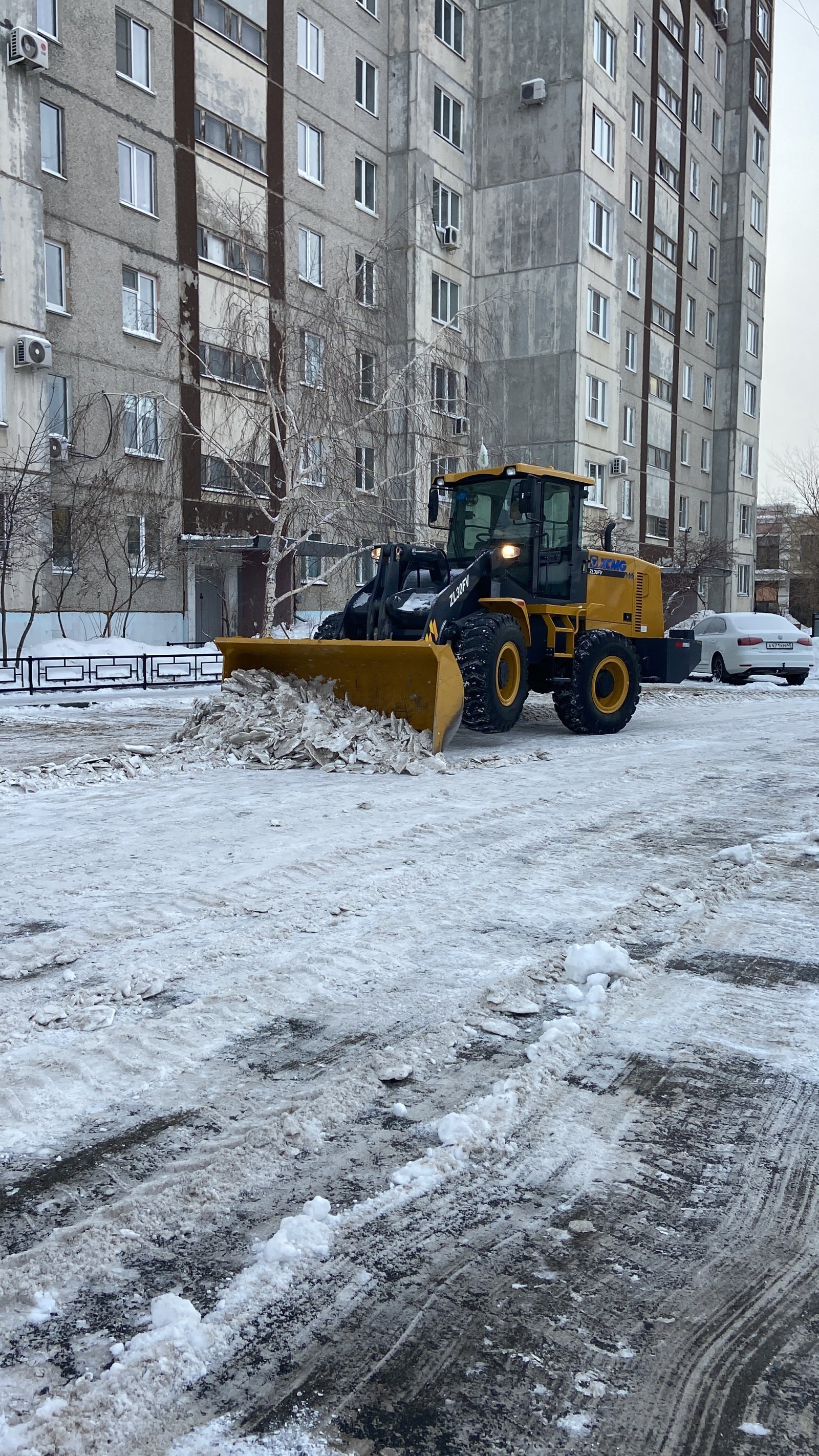 Чистка, уборка, погрузка, вывоз снега
