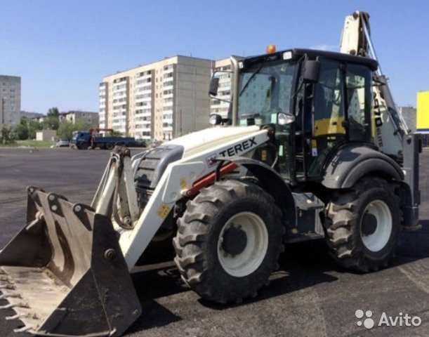 Погрузчик TEREX для дорожных работ, снос домов, подача 1-2 часа