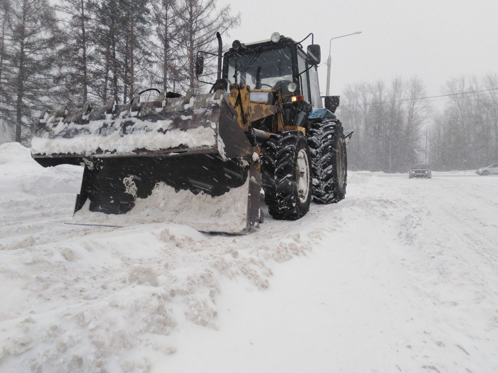 Уборка снега, вывоз снега