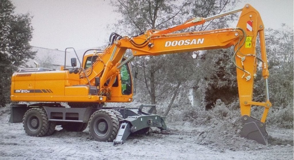 Услуги экскаватора doosan 210