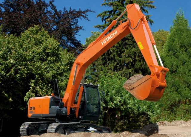 Прокат экскаватора Hitachi ZX 180LC гусеничного габаритного