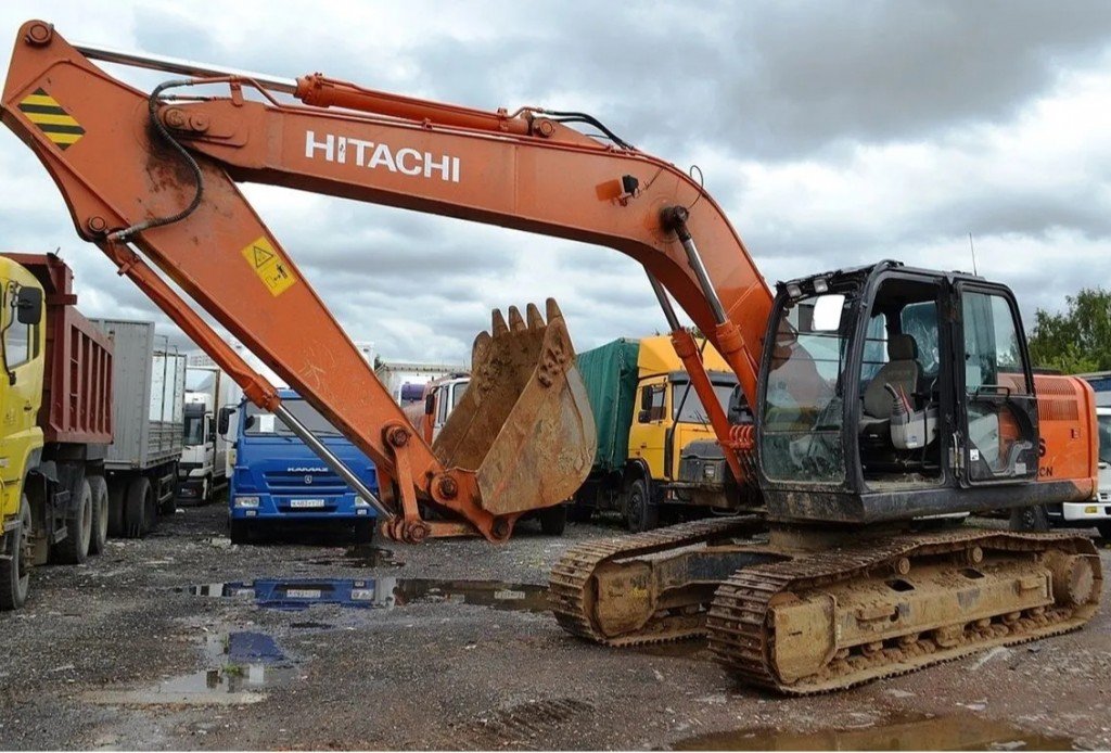 Аренда габаритного экскаватора hitachi ZX180LCN-5G