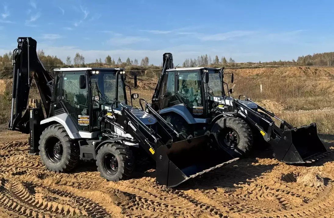 Аренда экскаватора-погрузчика Terex с гидромолотом