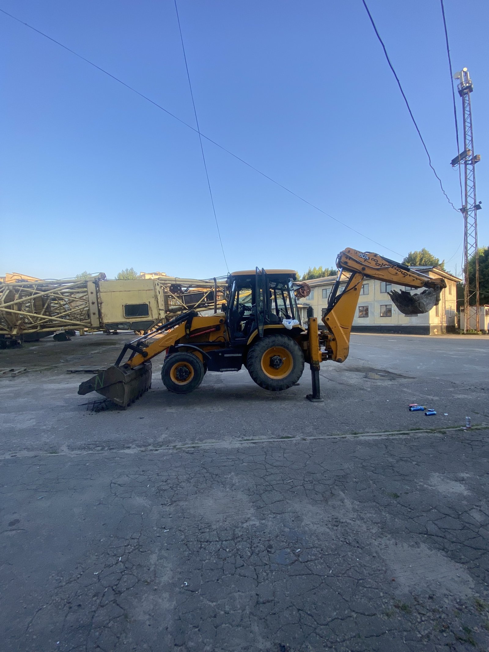 Аренда экскаватора- погрузчика jcb 3 cx