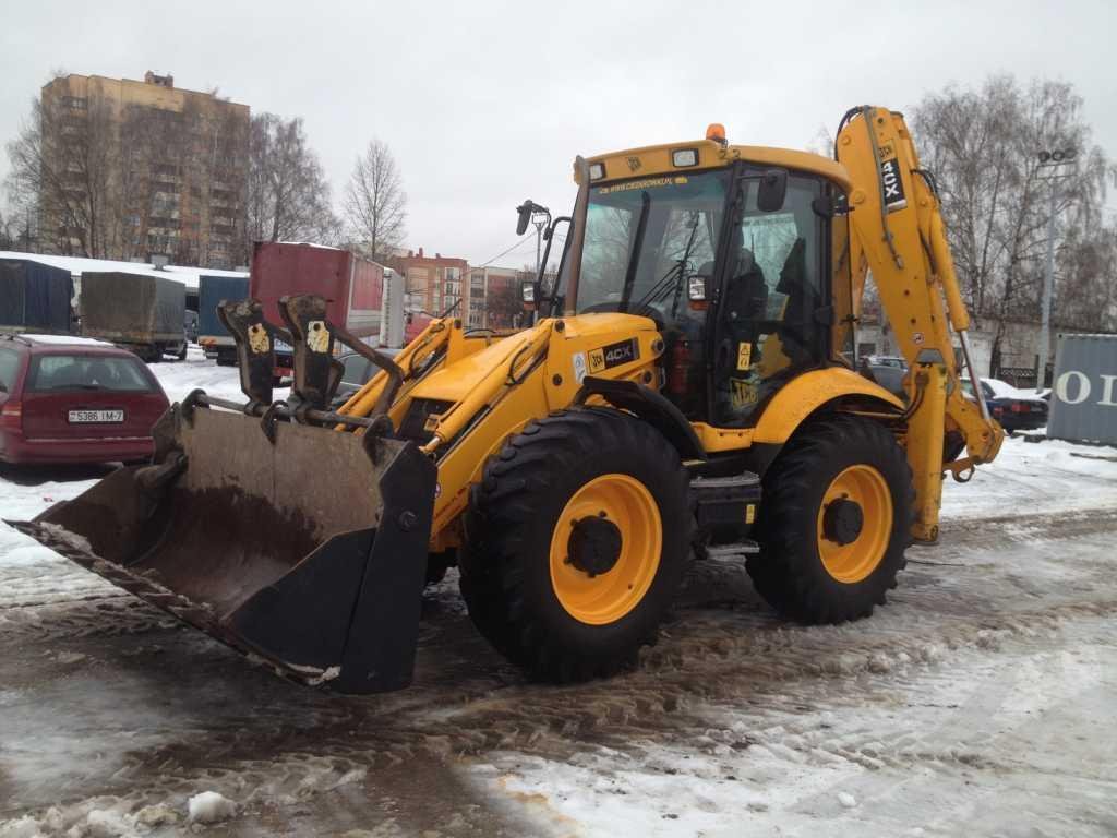 Планировка. Бурение Демонтаж JCB 4CX