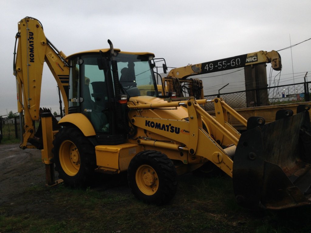 Аренда экскаватора погрузчика KOMATSU WB97R
